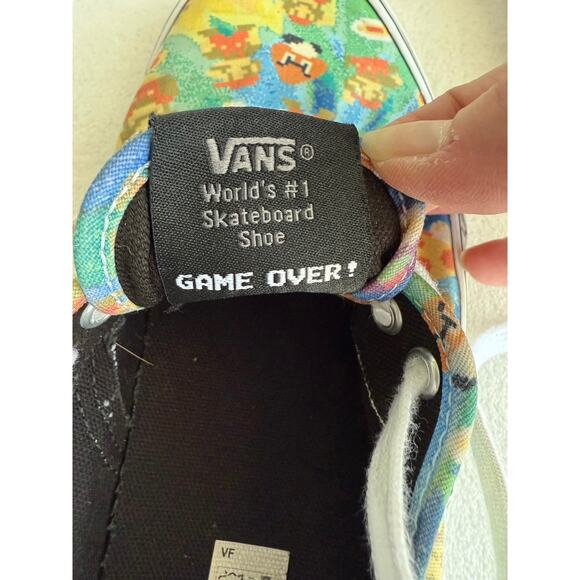 Vans Nintendo Super Mario Brothers Sneakers Skater Gamer Unisex Sz M 11 W 12.5 - Picture 4 of 12